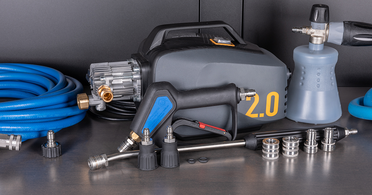 Pressure Washer Plus+, Electric Wall Mounted Pressure Washer with
