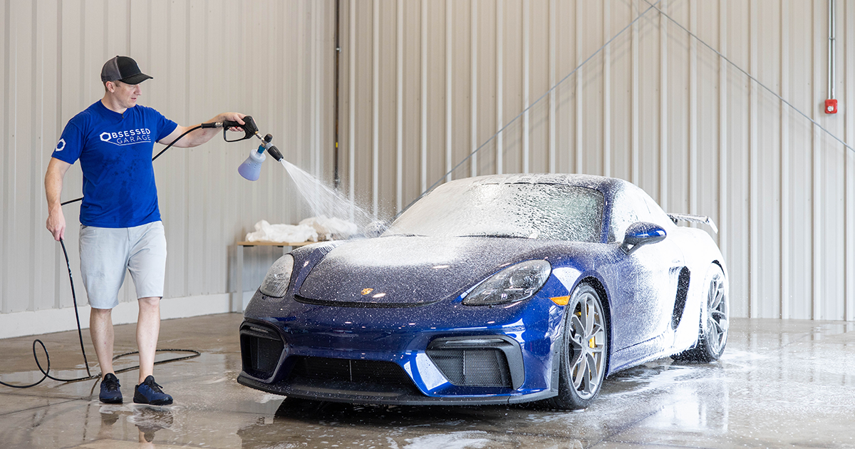 How to Wash Car in Garage  