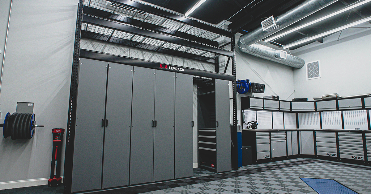 Levrack The Best Garage Storage System To Declutter Your Space