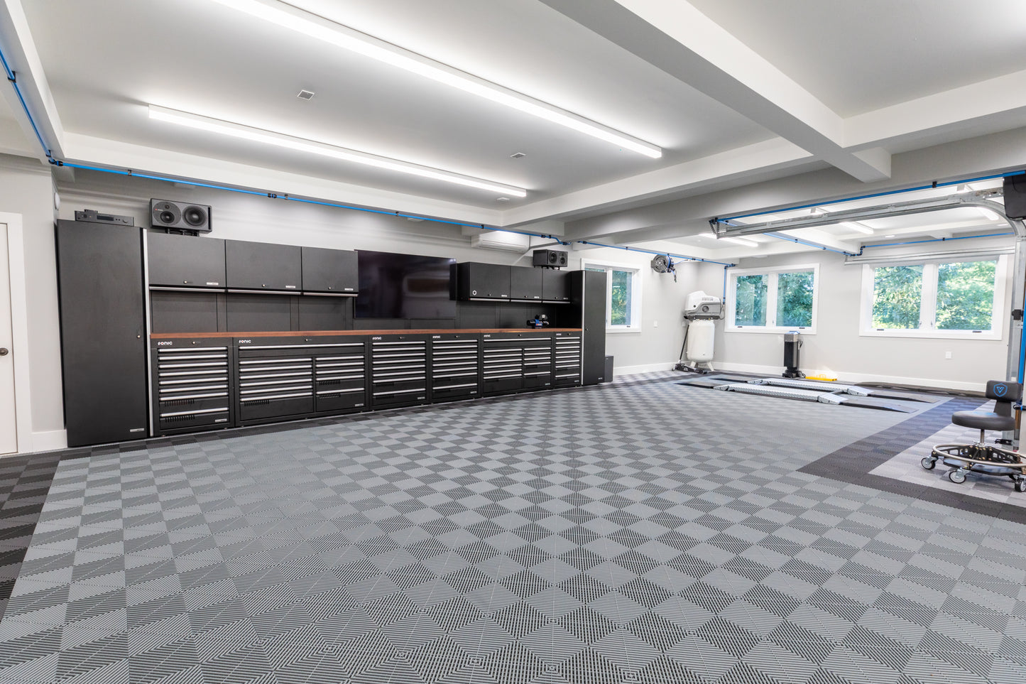 Ultimate Three Car Garage Lighting Solution