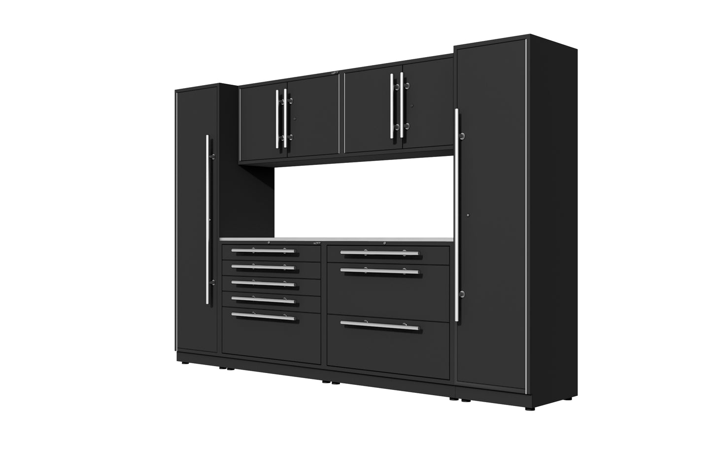 ProSlat LUX 120" Single Door Locker Preconfigured Array