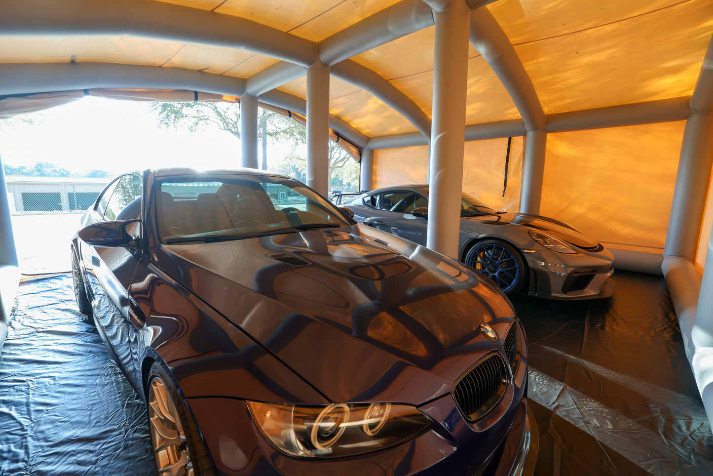 CarCapsule Arch Roof Double Outdoor Showcase