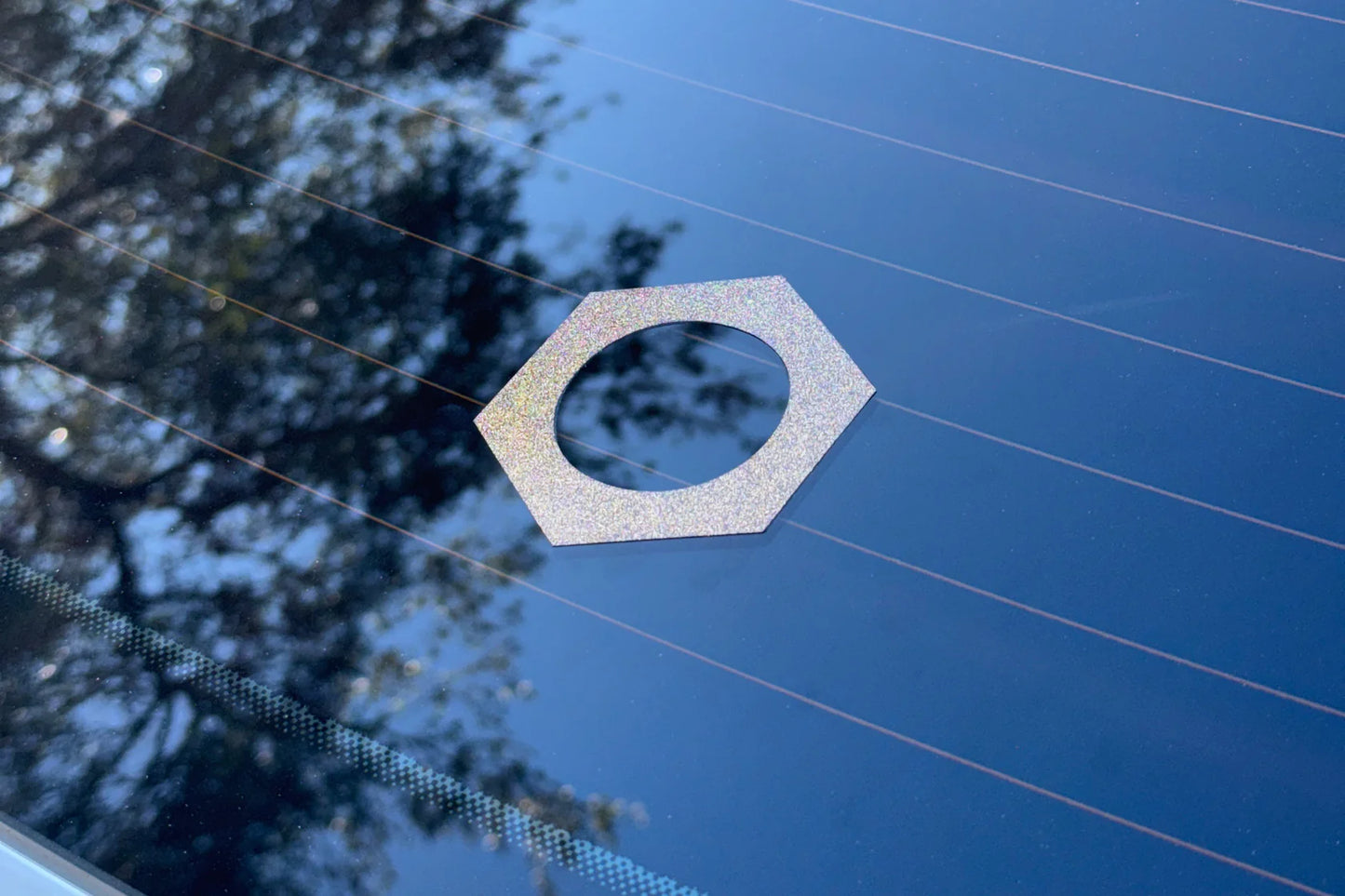 Die-Cut Vinyl Hex Logo Decal