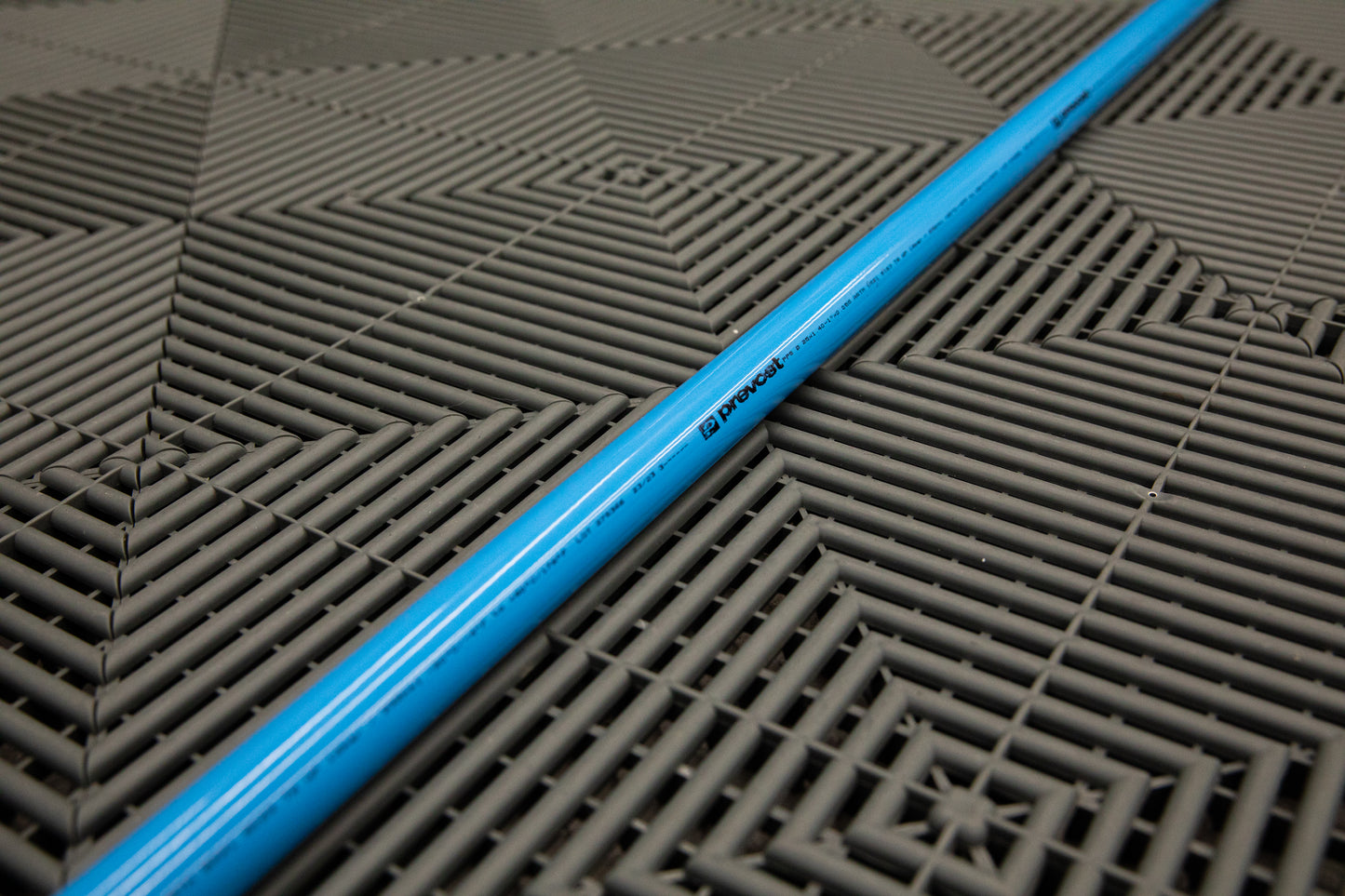 Prevost Piping System 1" Blue Aluminum Pipe