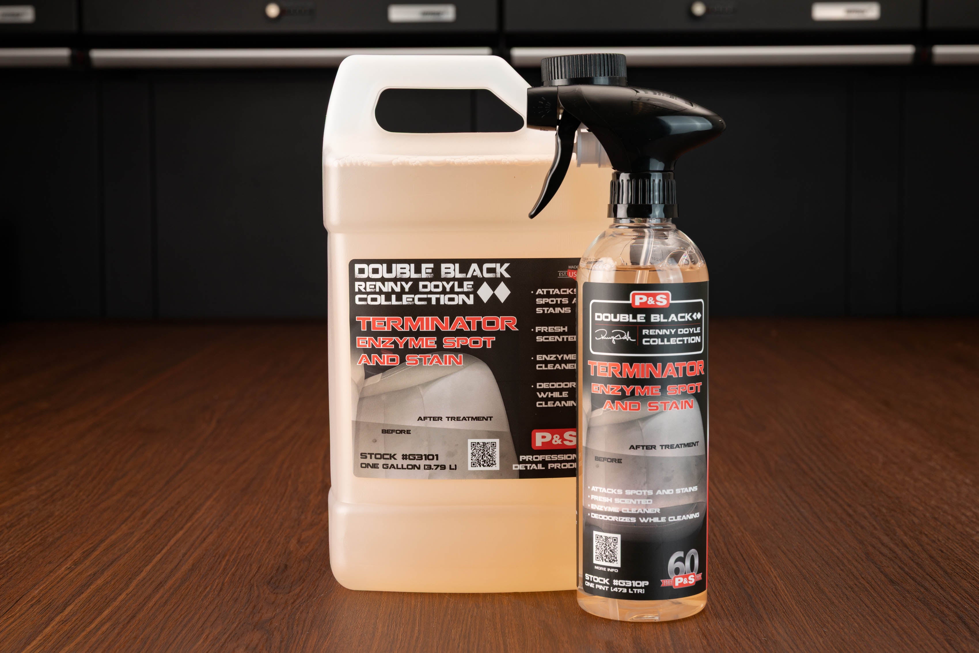 P&S Terminator Spot and Stain Remover | Enzyme Interior Cleaner