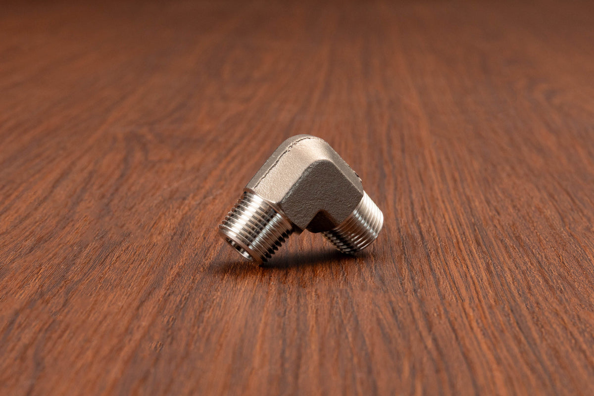 Stainless Steel 3/8" NPT Male to Male Elbow