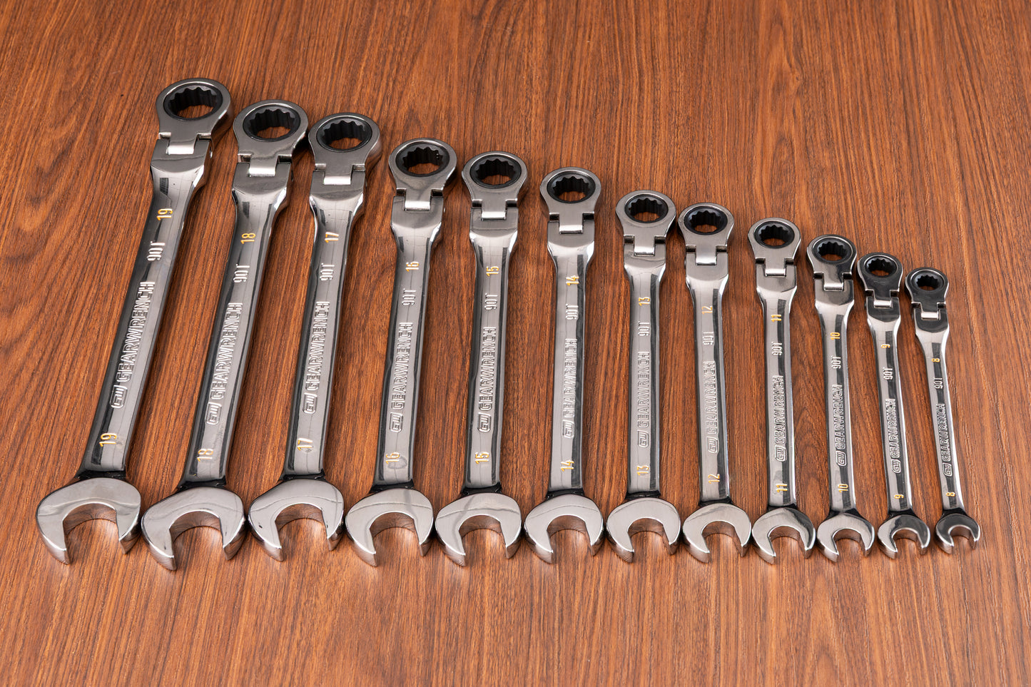Flex-Head Ratcheting Wrench Kit