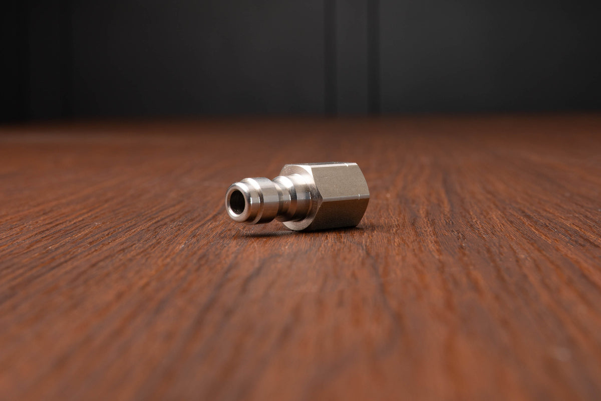 Mosmatic T304 SS 1/4" Female QD Plug
