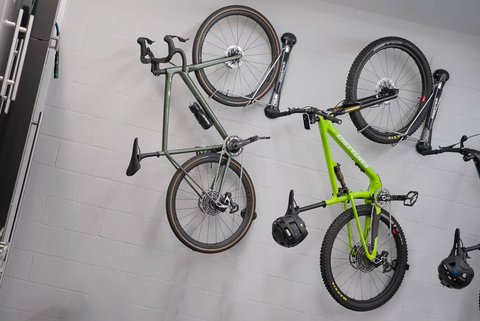 bike gear storage Steadyrack ProFlex Bike Rack – Obsessed Garage