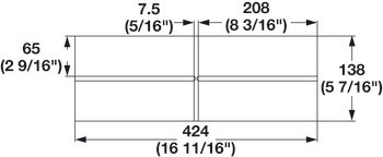 Hafele Fineline Cross Divider