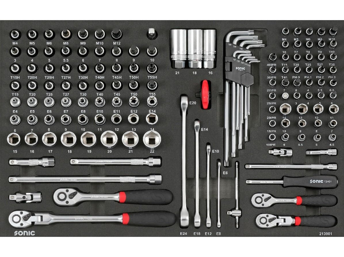 Socket Combo Set 1/4", 3/8"