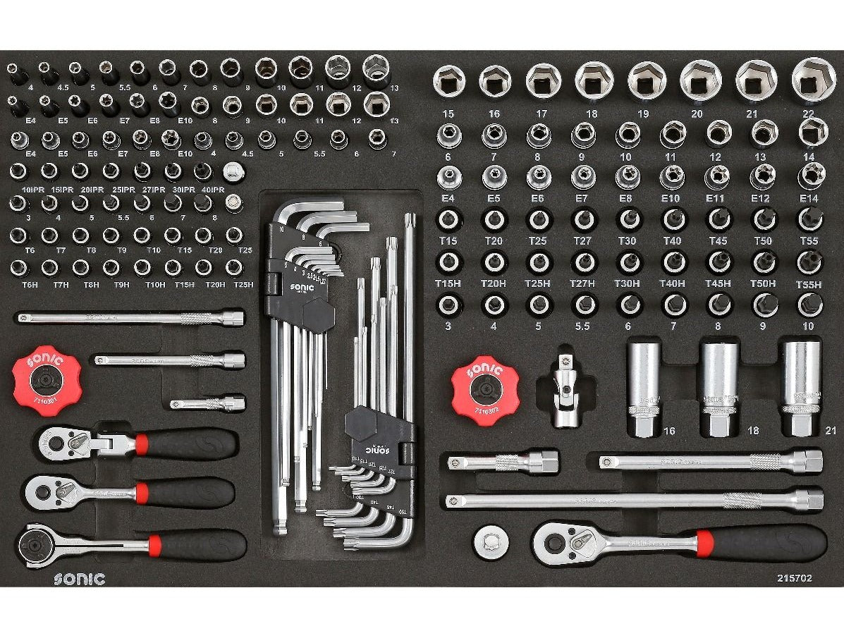 Sonic Foam System - Combo Set 1/4", 3/8" - 157 Pieces - 26" (Medium)