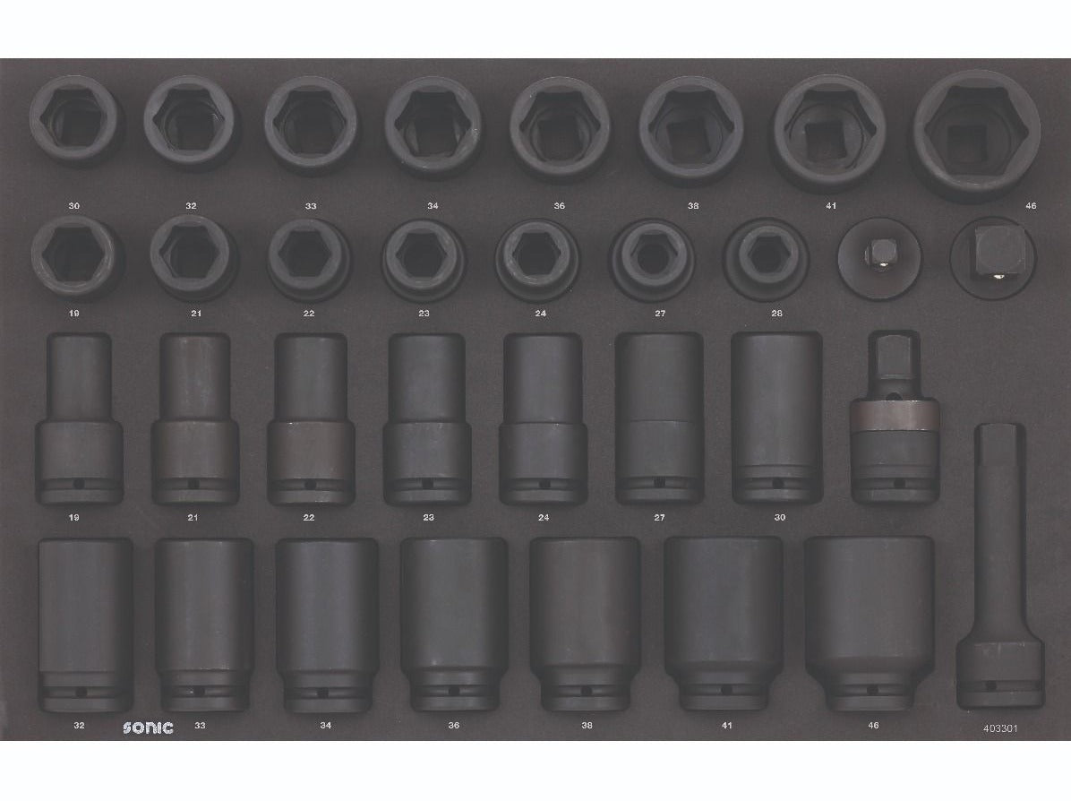 Impact Socket Set 3/4"