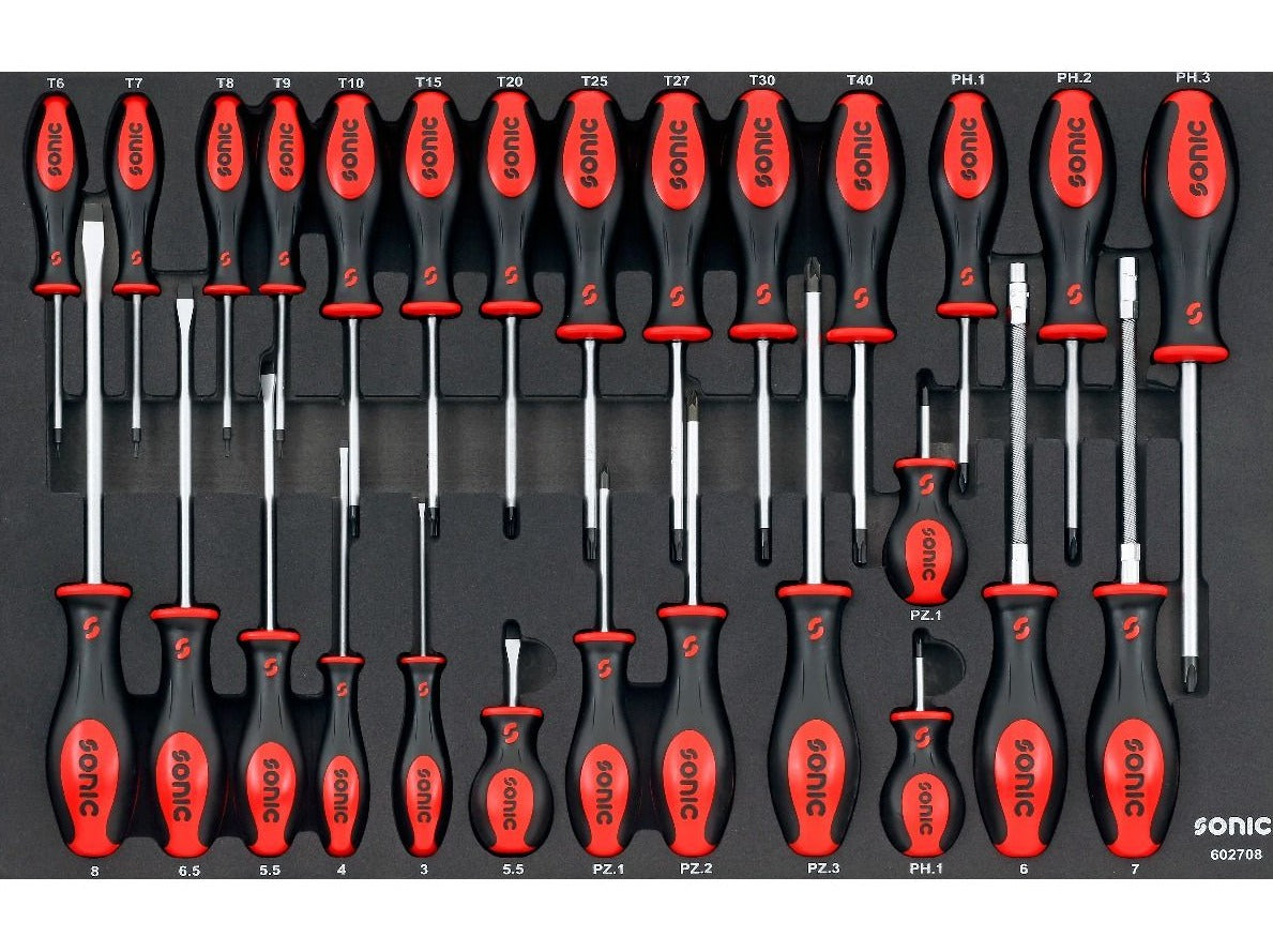 Sonic Foam System - Screwdriver Set - 27 Pieces - 26