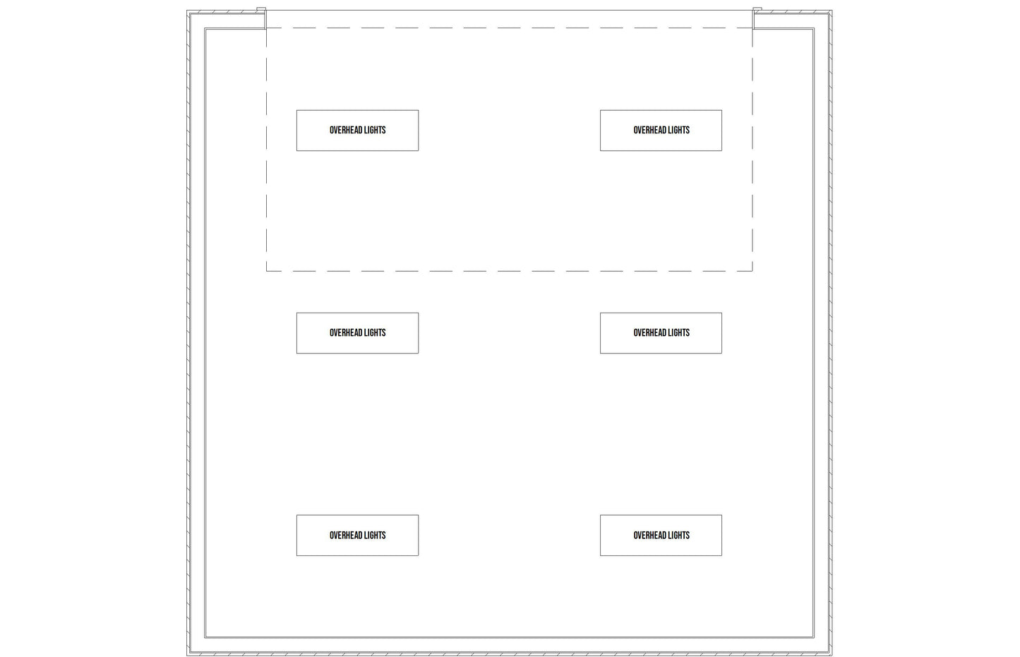 Basic Two Car Garage Lighting Solution