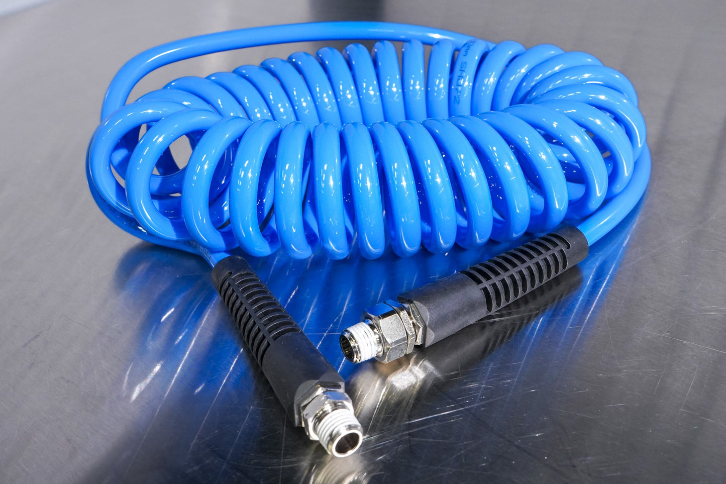 Prevost Spiral Hose w/ Fixed and Rotating 1/4" NPT (Male) Fittings