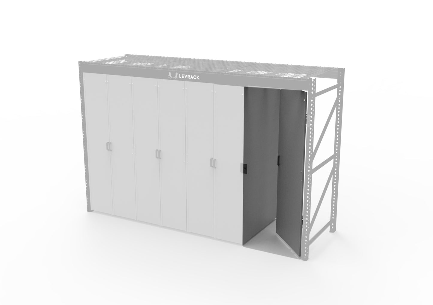 Levrack Locking Door Assembly