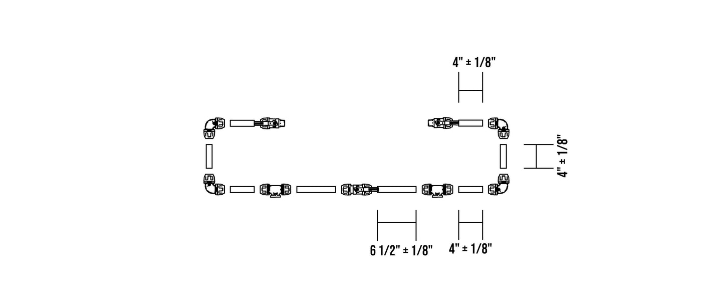 Prevost Piping Kit for CR Spotless Rolling System