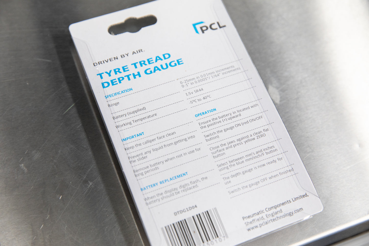 PCL Digital Tire Tread Depth Gauge