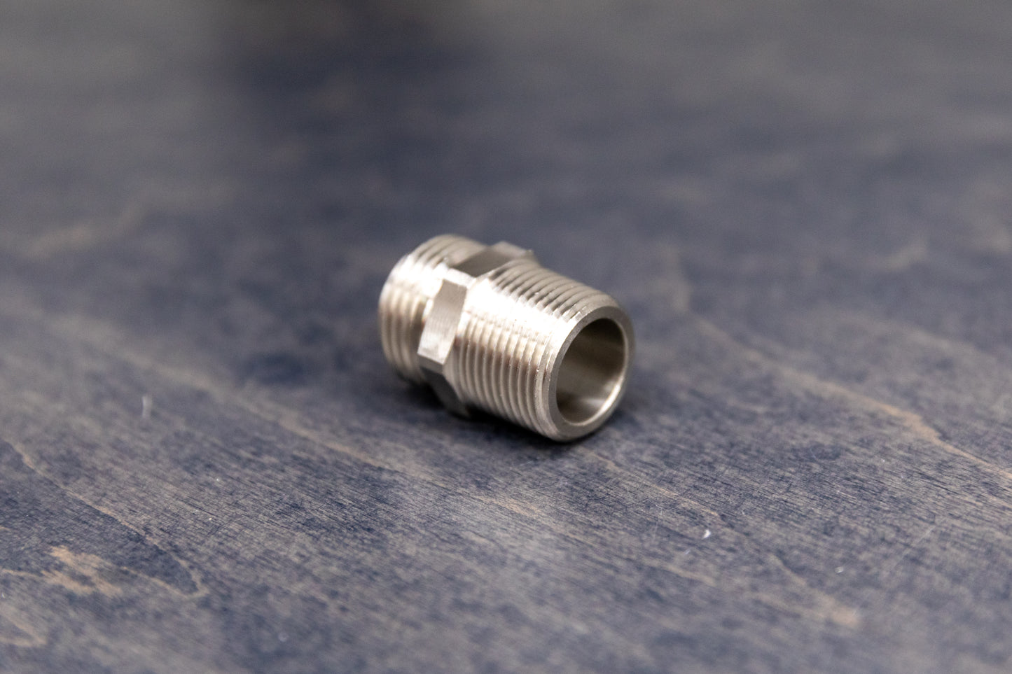 Stainless Steel 3/4" Male NPT to 3/4" Male GHT