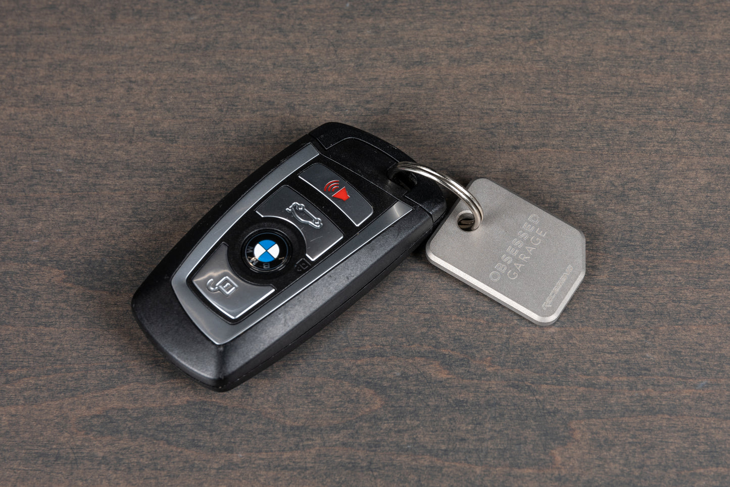 Titanium Raceseng Keychain