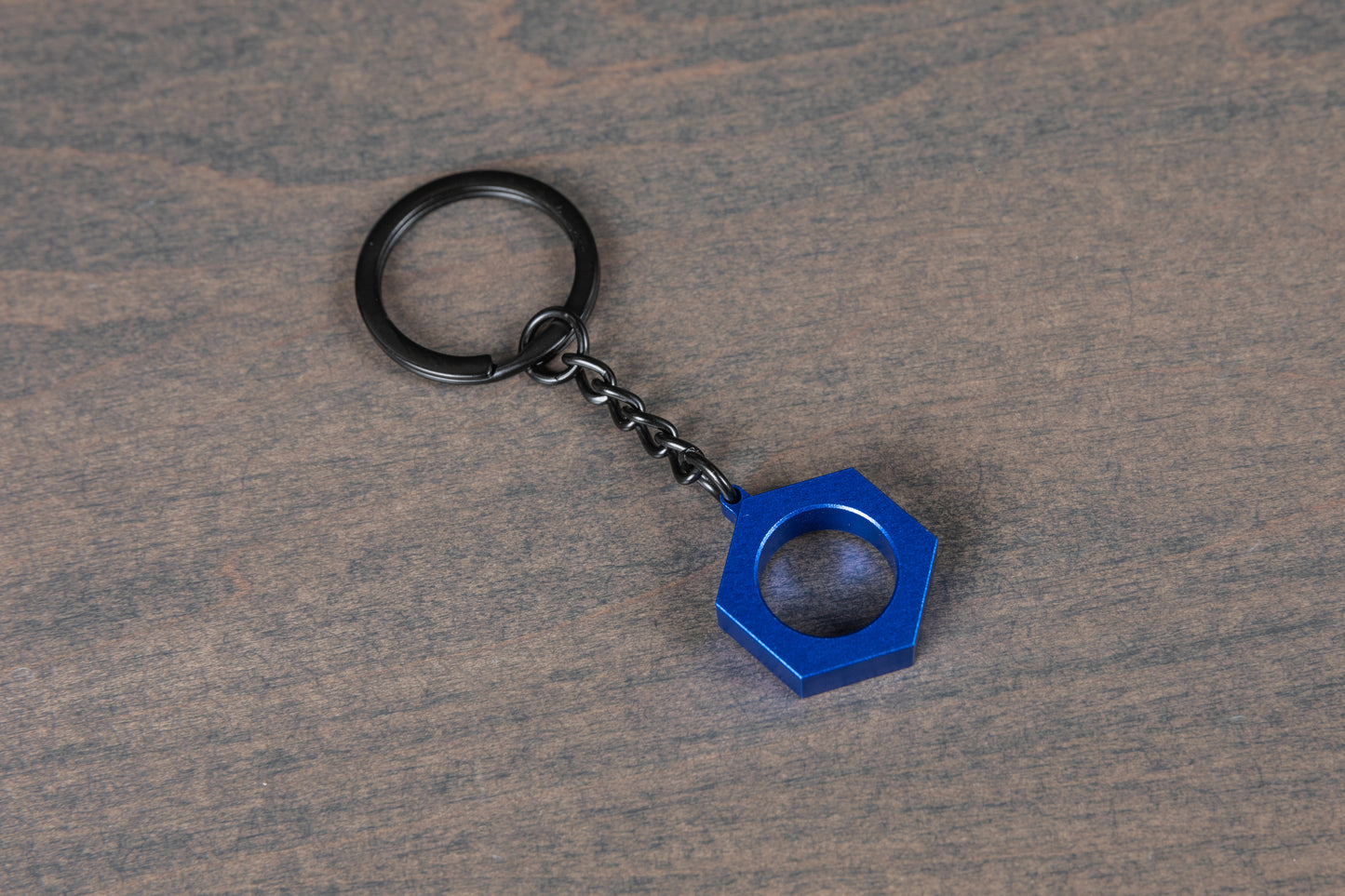 Aluminum Hex Keychain
