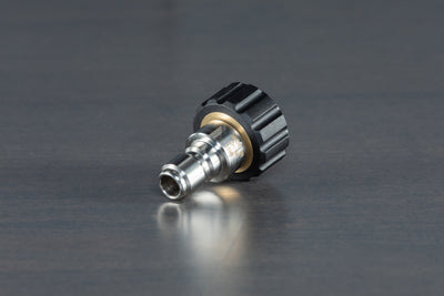 Stainless Steel M22 Female (15mm) to 3/8" QD Plug