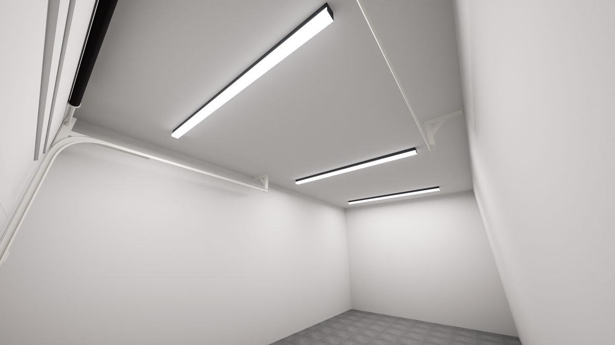 Advanced One Car Garage Lighting Solution