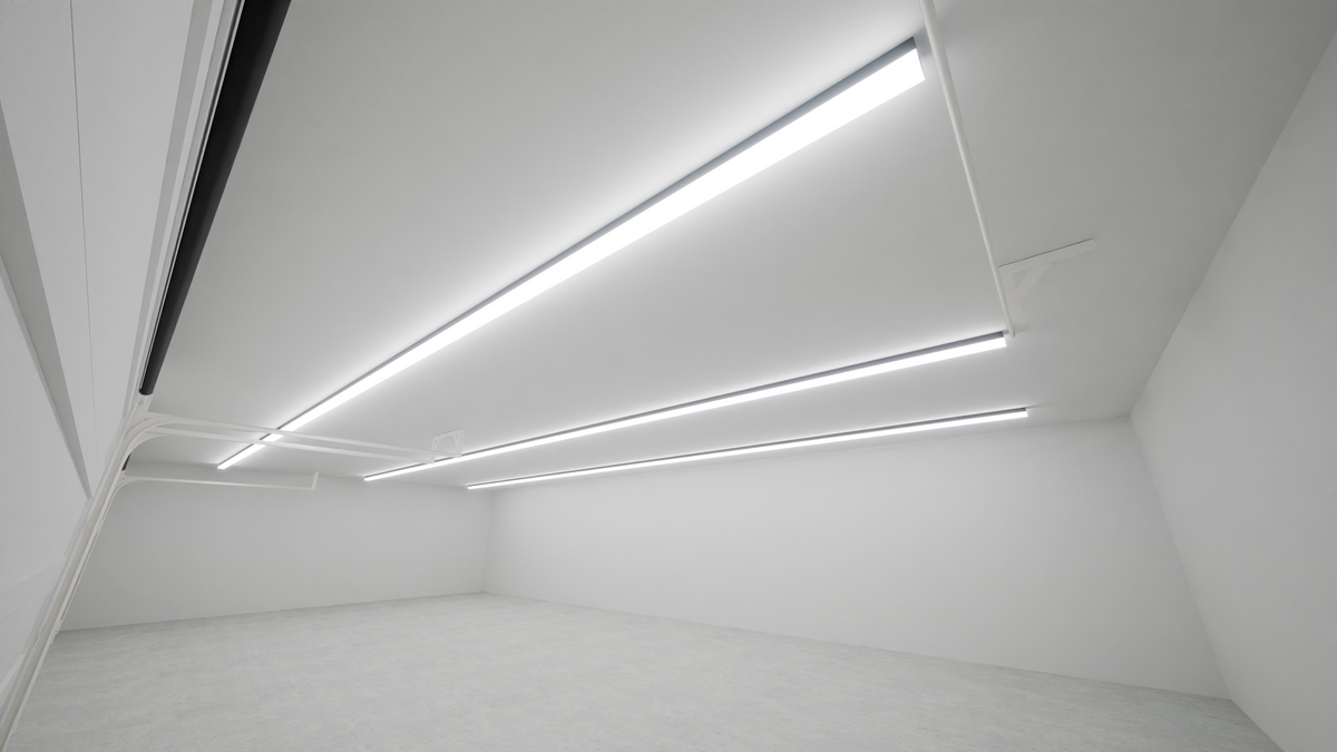 Advanced Four Car Garage Lighting Solution