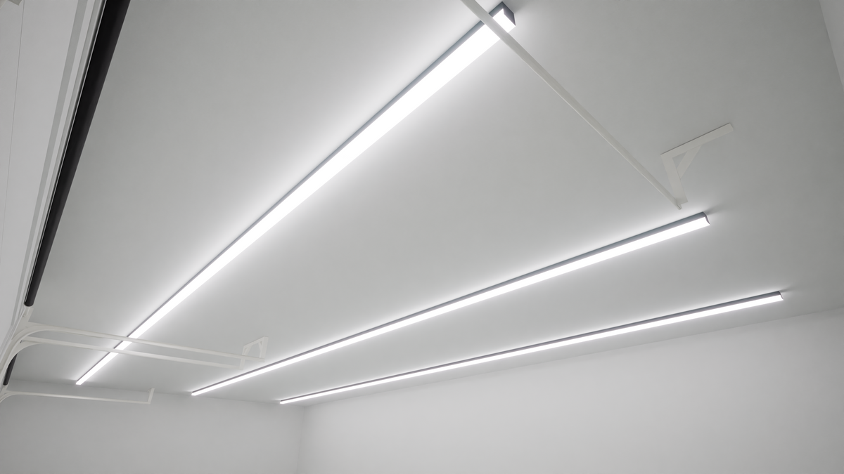 Advanced Four Car Garage Lighting Solution