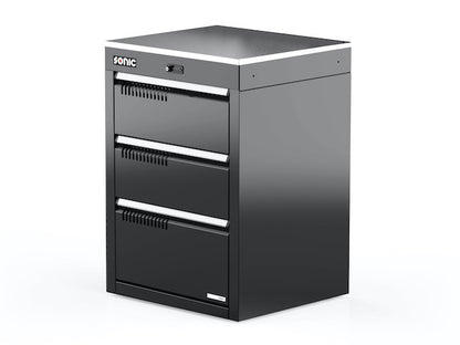 Sonic Tools MSS+ 720 Series Drawer Cabinet, 3 Drawers