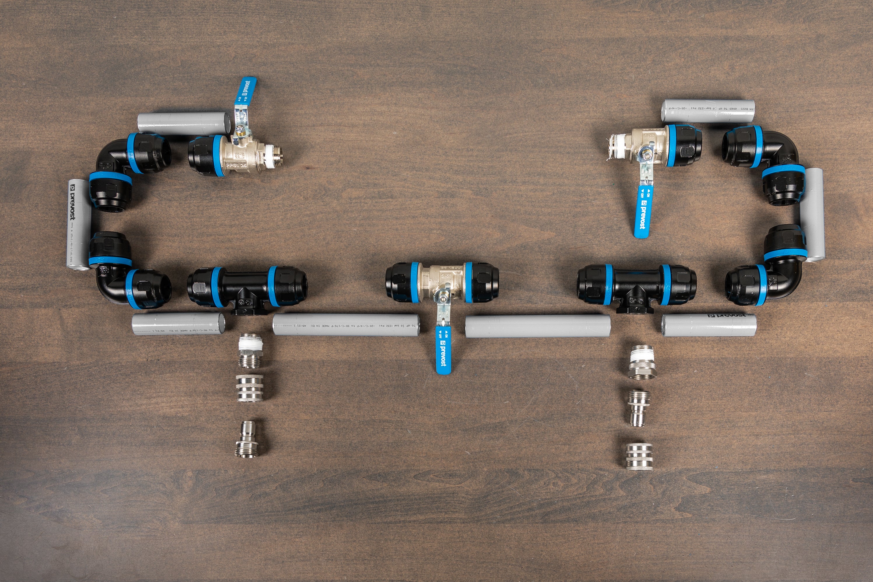 【Pois】新品 Splash setup tops ネイビー S Prevost Piping Package for Efficient Deionized Water Delivery With