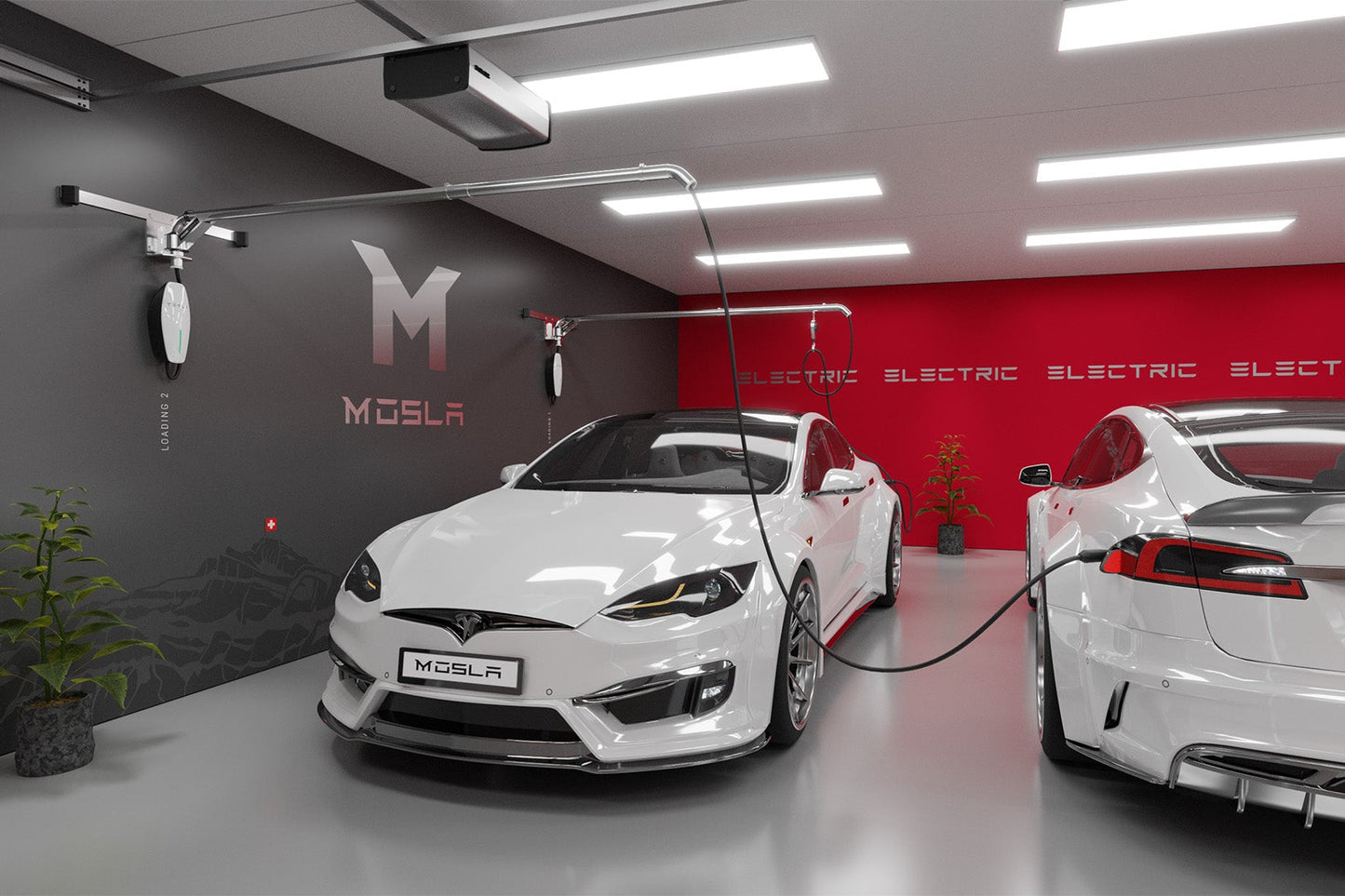 Mosmatic EV Wall Boom Pole