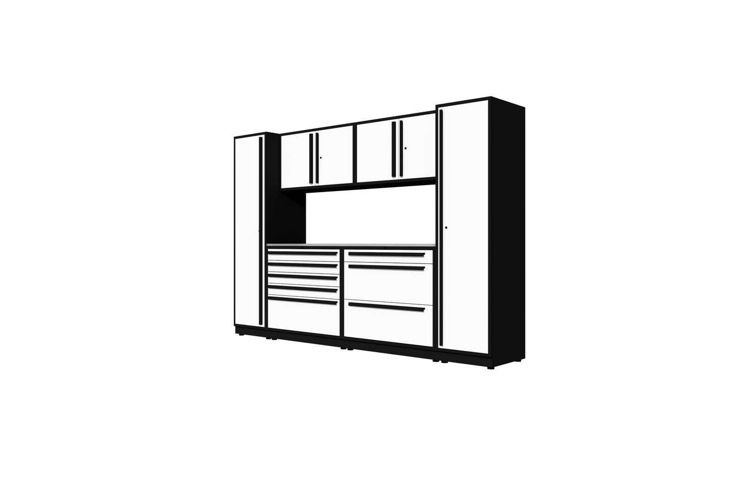 ProSlat Fusion Plus 120" Single Door Locker Preconfigured Array