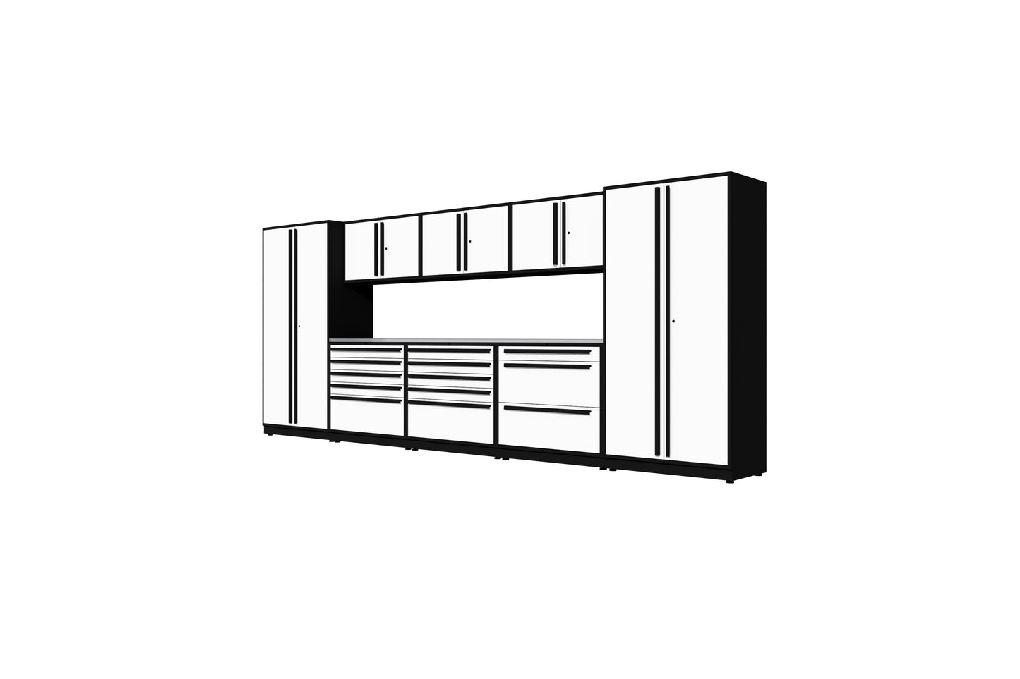 ProSlat Fusion Plus 200" Full Locker Preconfigured Array