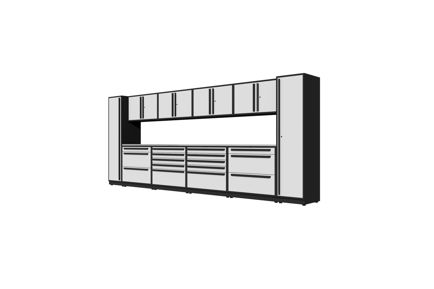 ProSlat Fusion Plus 240" Single Door Locker Preconfigured Array
