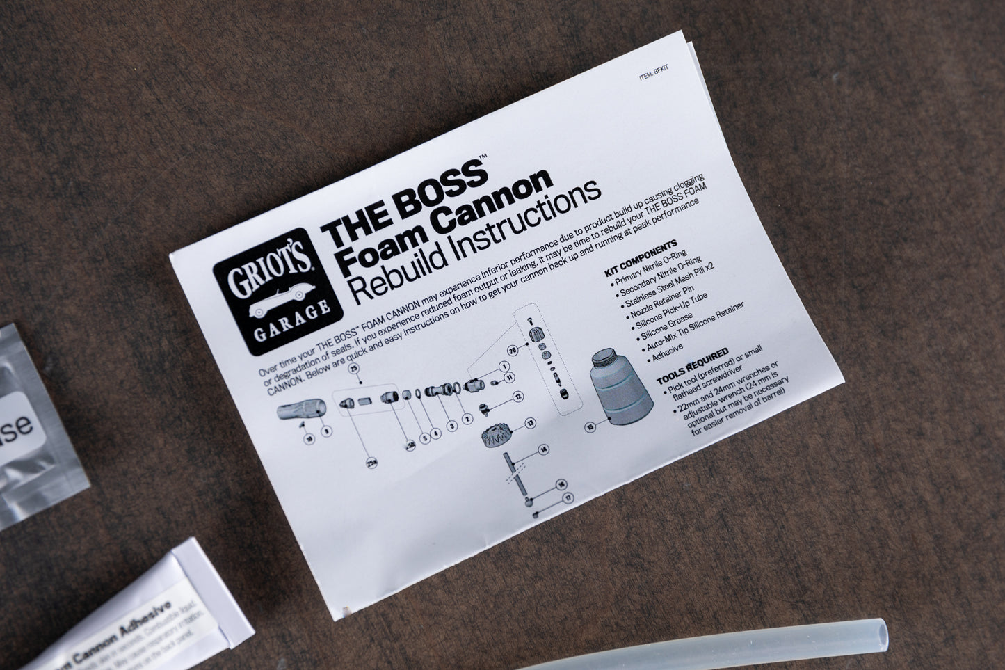 Griot's Garage The Boss Foam Cannon Rebuild Kit