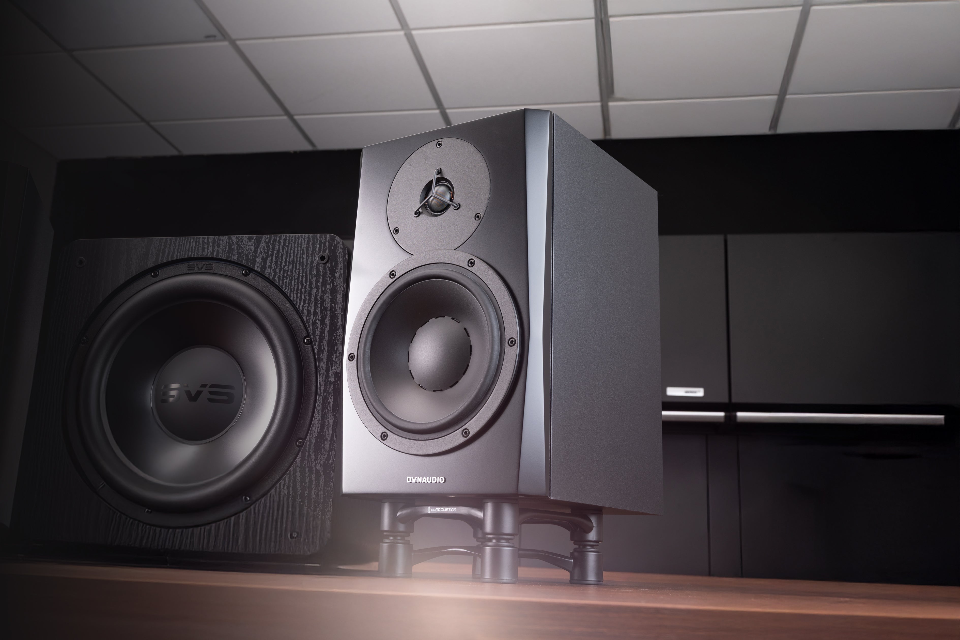 Garage Audio Simplified – Advanced Dynaudio LYD 8, Bluesound Node