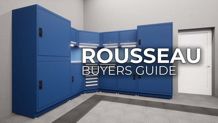 Rousseau 4 Drawer Cabinet - Layout 2 – Obsessed Garage