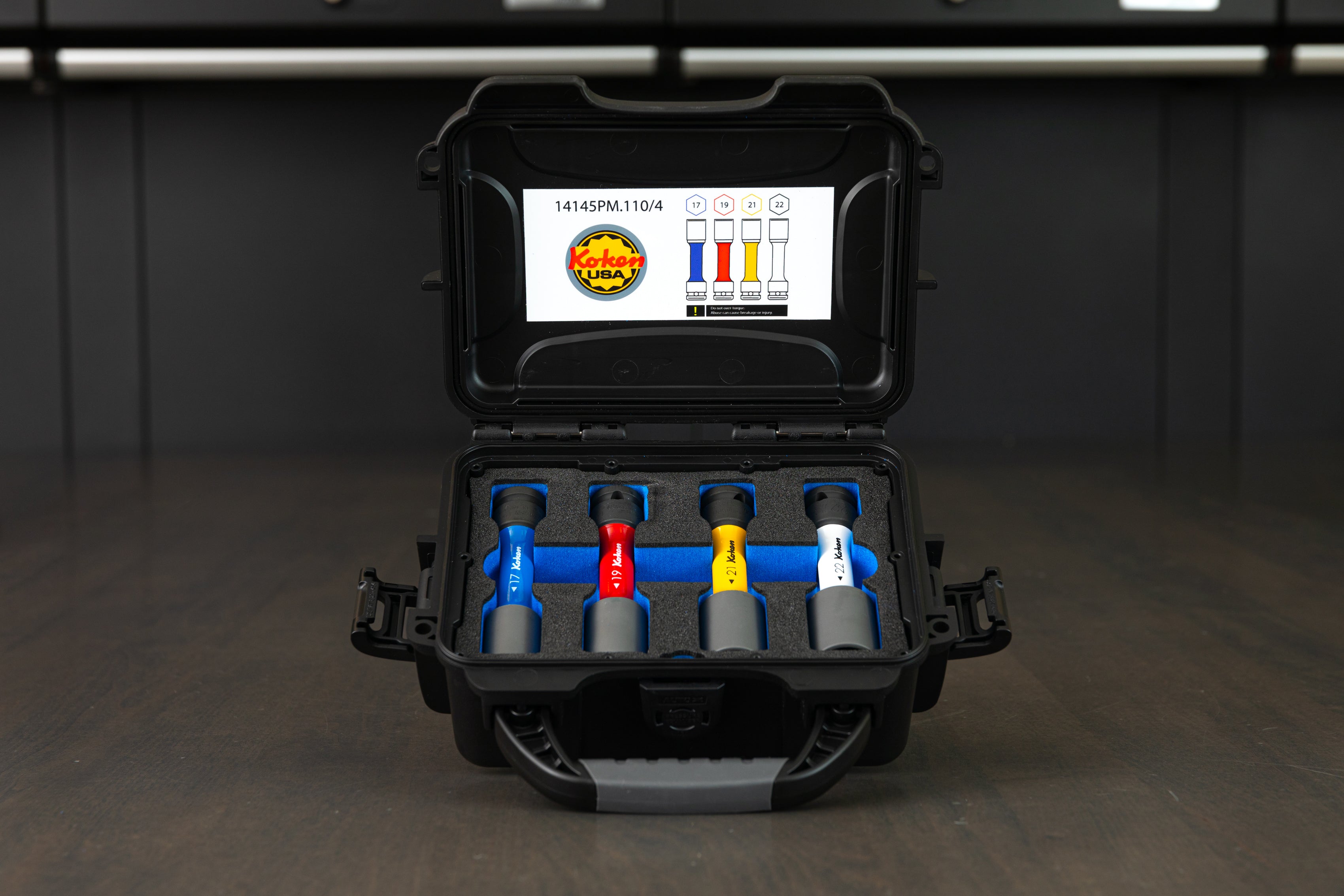 Socket Set Hard Shell Koken 4-Piece 1/2