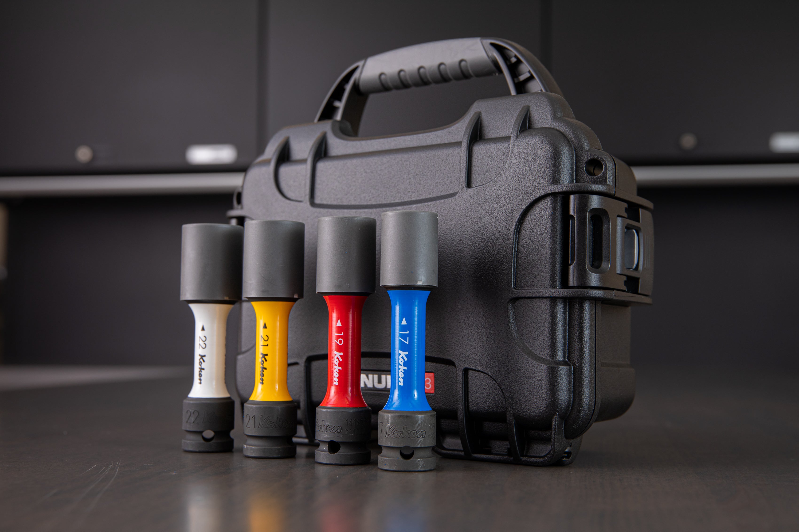 ポーク 1/4 Sq. Dr. Deep NUT GRIP® Socket 8mm – Ko-ken USA