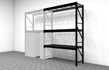 Levrack Workstation Plus w/ Overhead Storage