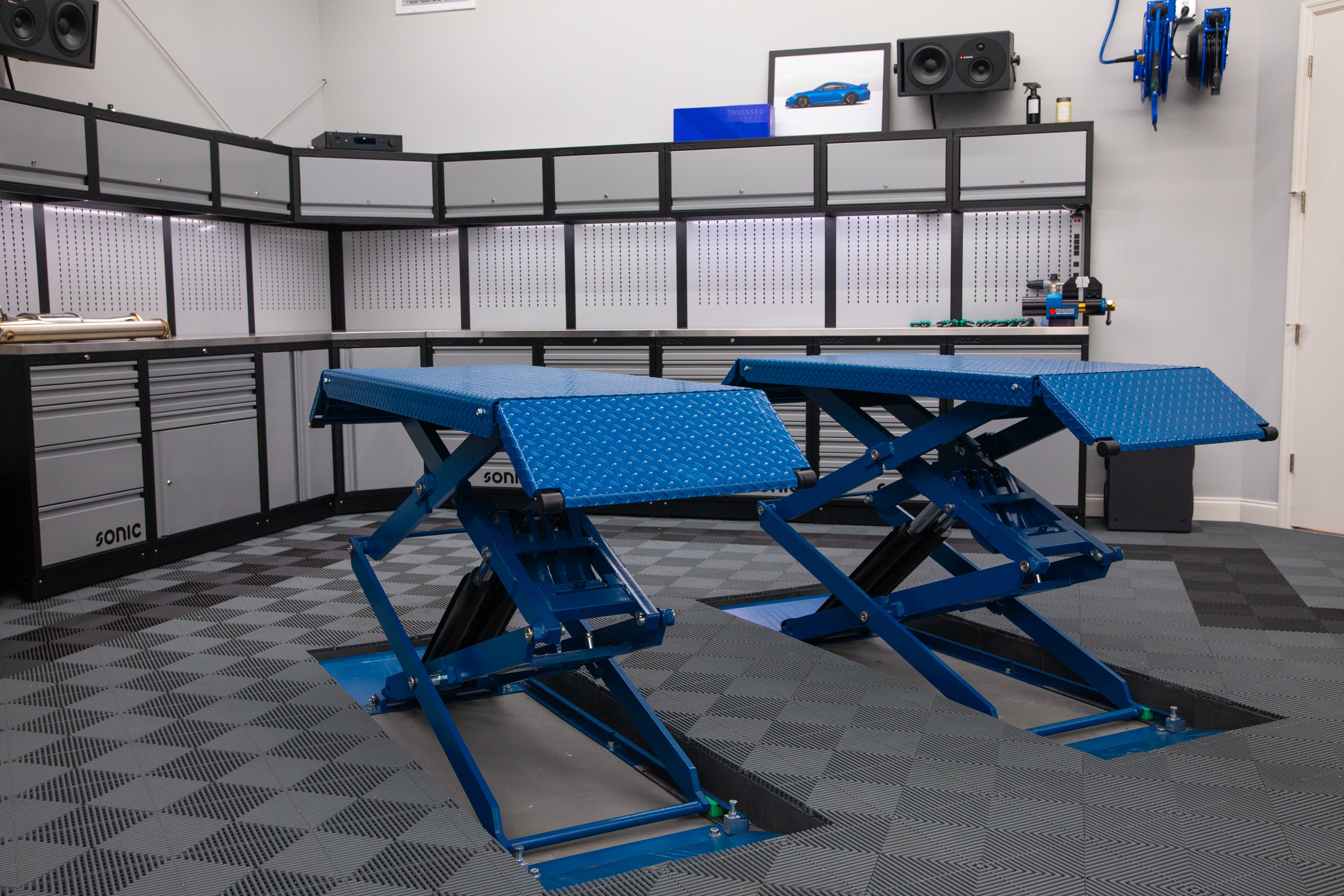 Nussbaum Jumbo HF 7 Hydraulic Scissor Lift 7000 lbs Capacity High