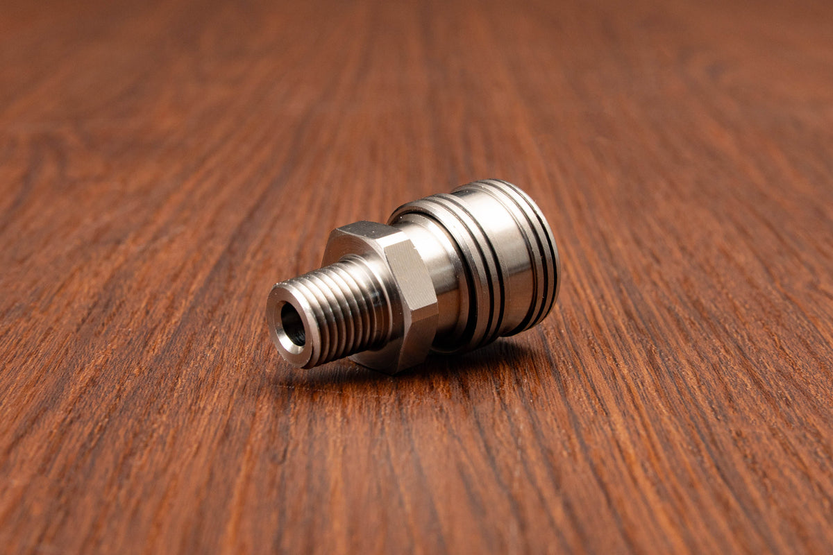 PRIMA Stainless Steel 1/4" Coupler