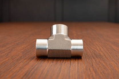Stainless Steel 3/8" NPT Female Tee