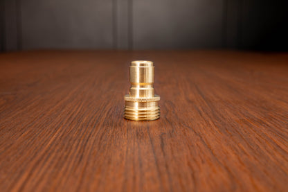 Brass Garden Hose 3/4” Male QD Plug