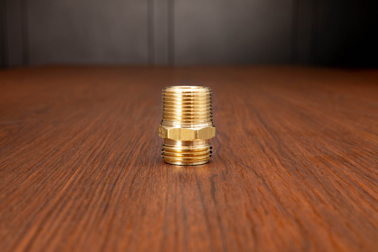 Brass 3/4" Male NPT to 3/4" Male GHT