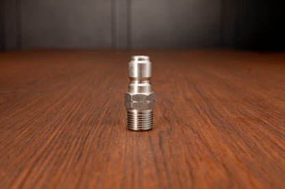 Stainless Steel 3/8" Male QD Plug