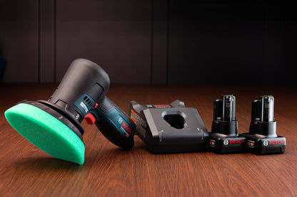 Bosch 5" 12V Cordless Random Orbital Polisher Kit