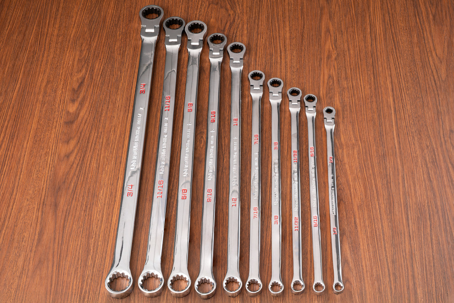 Extra-Long Flex Box-End Wrench Kit